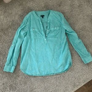 Talbots linen shirt size S
